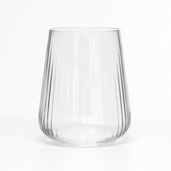 Amelie Ribbed Water Glass